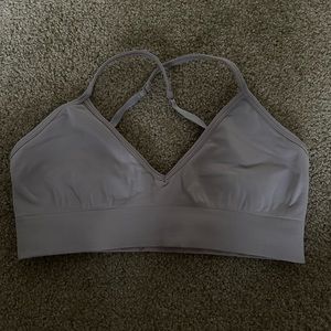 Lilac workout bra